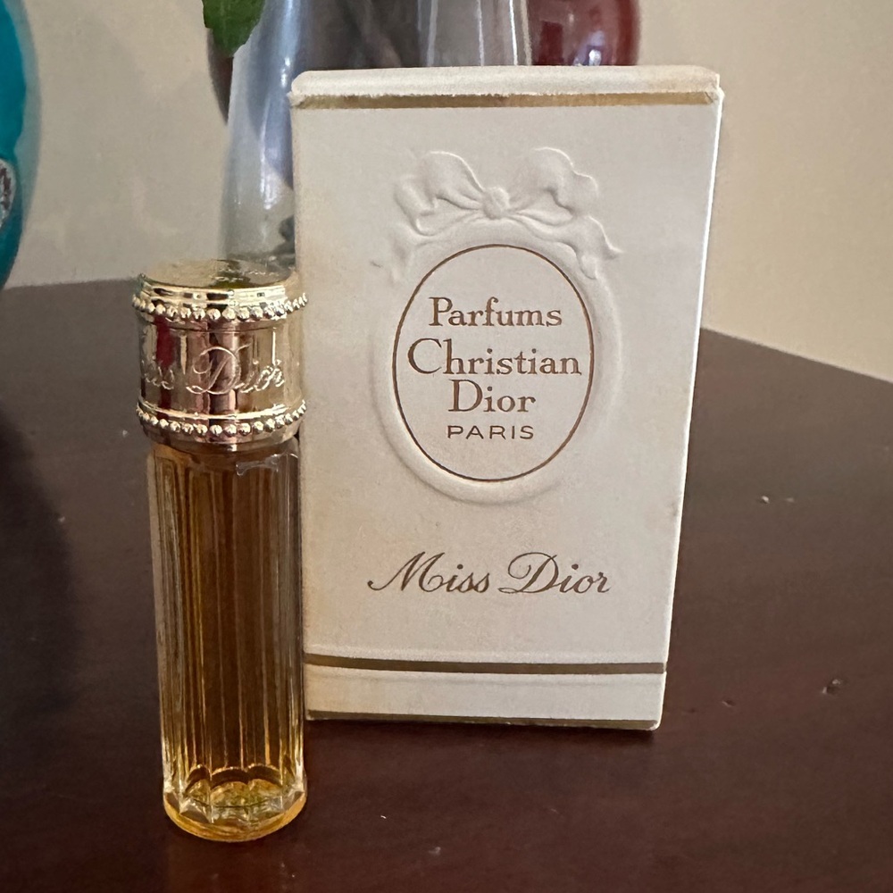 Vintage rare Dior Miss Dior Perfume (empty) NIB full size not mini